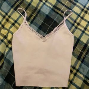 Brandy Melville pink purple tank worn once